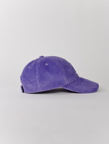 Cap in velvet : Other accessories color Purple
