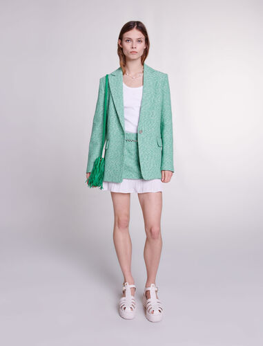 Tweed jacket : Coats & Jackets color Green