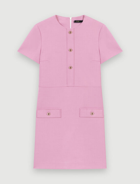 Short, straight-cut dress - Dresses - MAJE