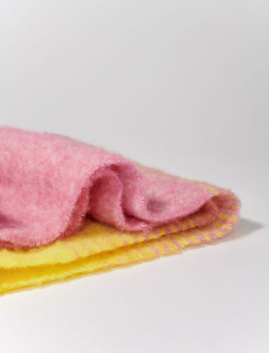 Two-tone scarf : Scarves and shawls color Fuchsia