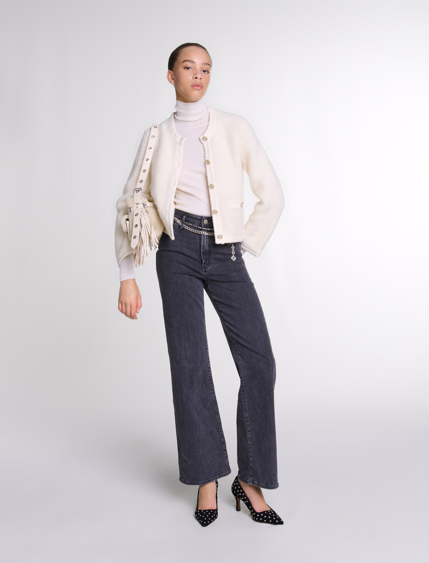 Women s Knitting cardigan Maje Knitting cardigan Online HongKong
