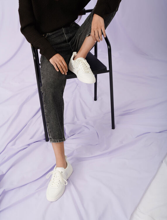 Leather sneakers - Sneakers - MAJE
