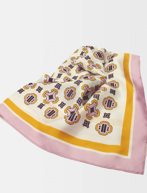Printed silk scarf - Other Accessories - MAJE