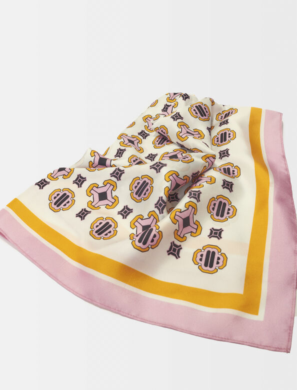 Printed silk scarf : Other Accessories color 