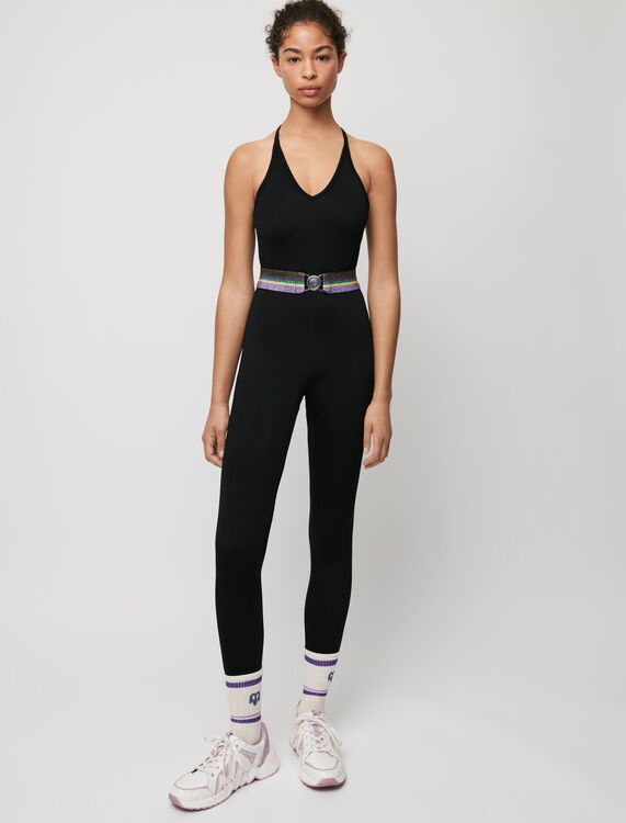 Catsuit with straps - Jumpshort & Jumpsuits - MAJE