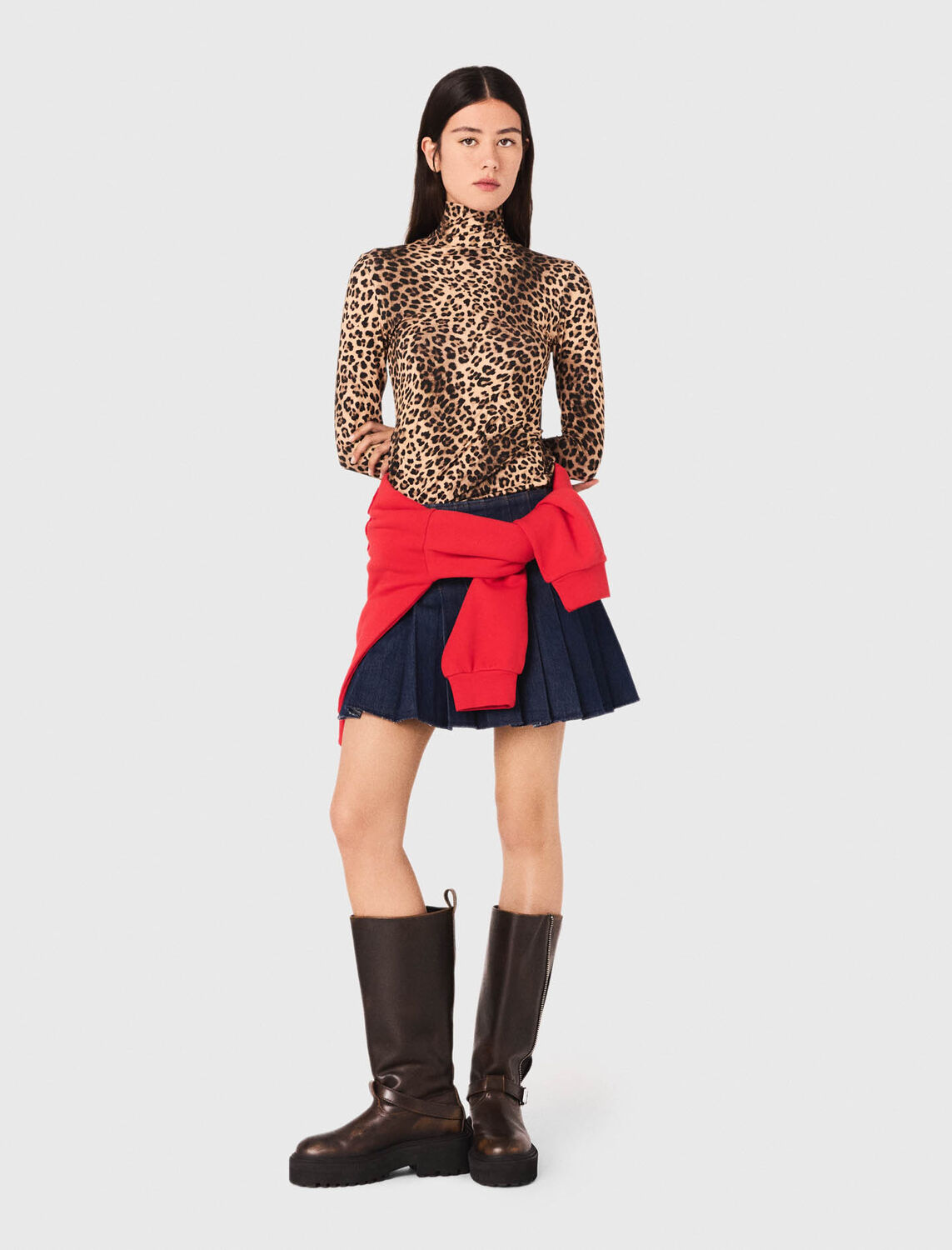 Leopard print T-shirt - T-Shirts - MAJE