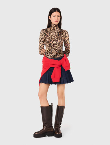 Leopard print T-shirt : T-Shirts color Leopard print