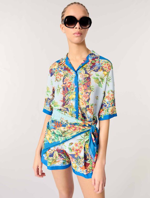 Patterned shorts - Skirts & Shorts - MAJE
