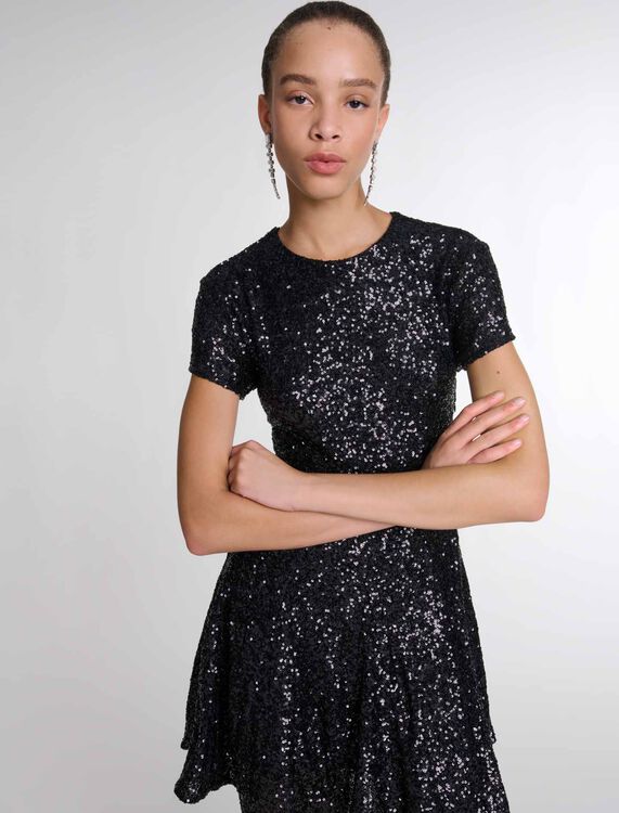 Short sequin dress - Fall-Winter Collection - MAJE