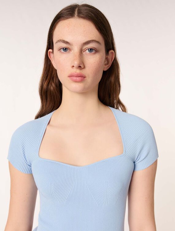 Rib knit top - Sweaters & Cardigans - MAJE