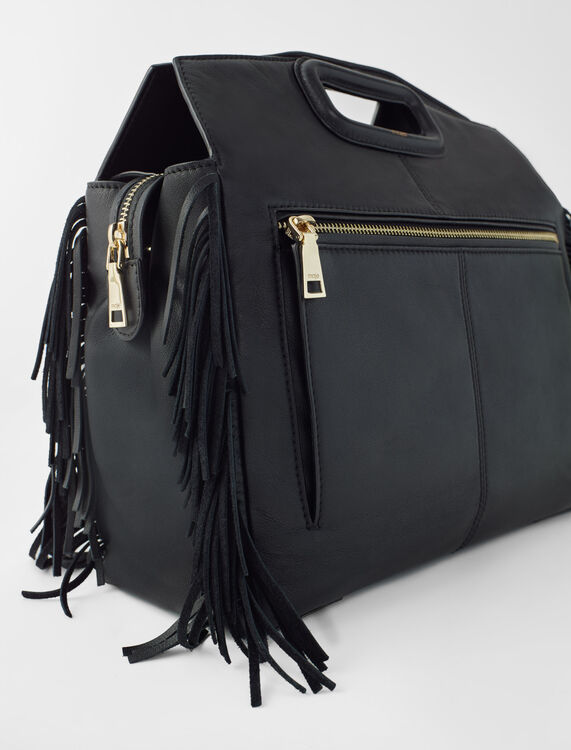 Leather M Walk bag - Bags - MAJE