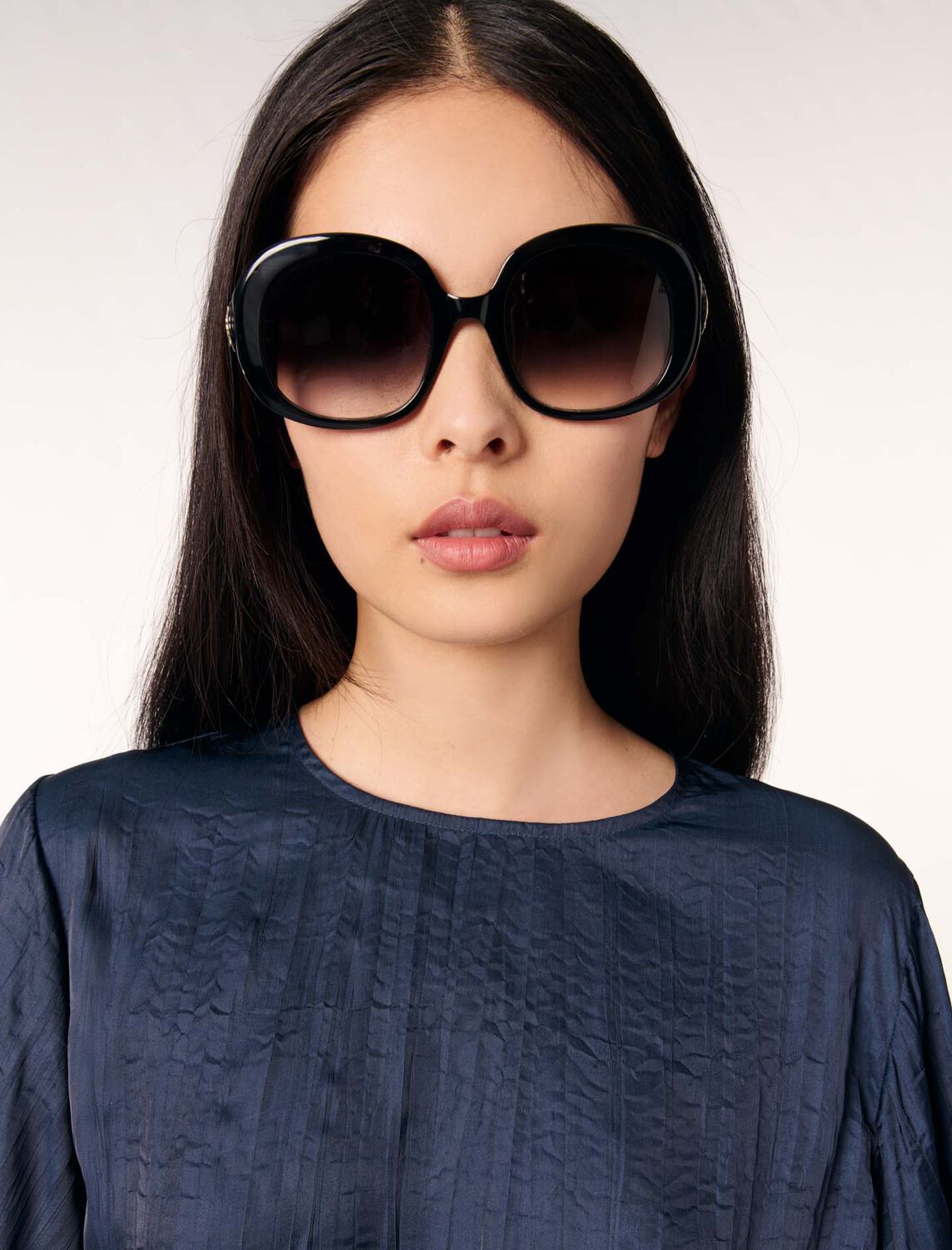 maje : Tops 顏色 深蓝色/NAVY