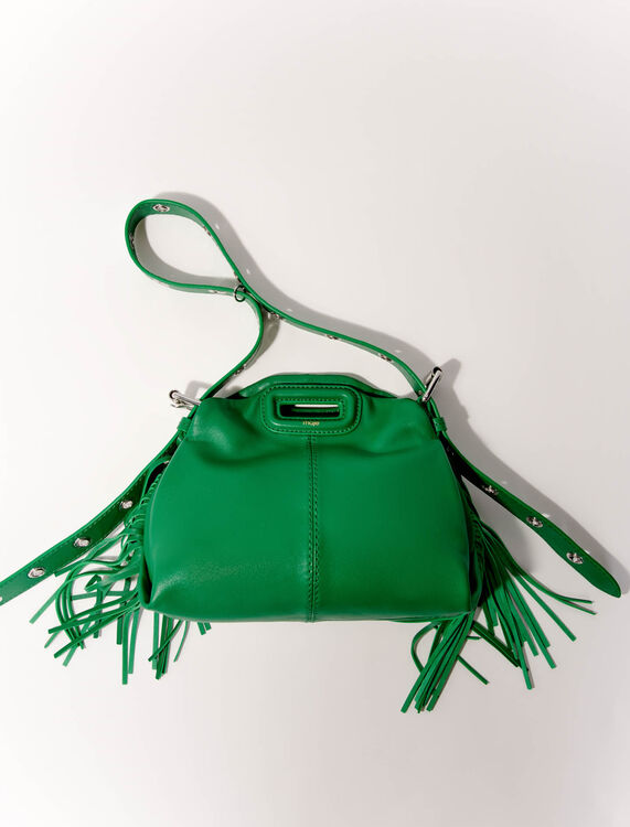 Smooth leather mini Miss M bag - Accessories - MAJE