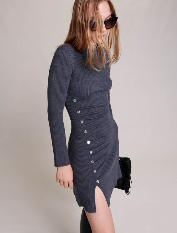 Short knit dress - Dresses - MAJE