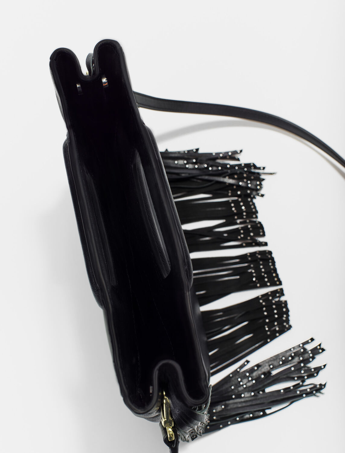 M bag with fringing decorated with studs : All Gift Ideas color 