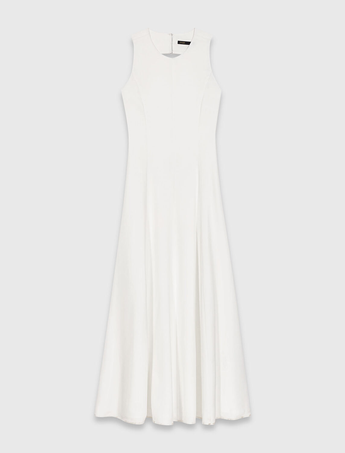 Backless midi dress : Dresses color White