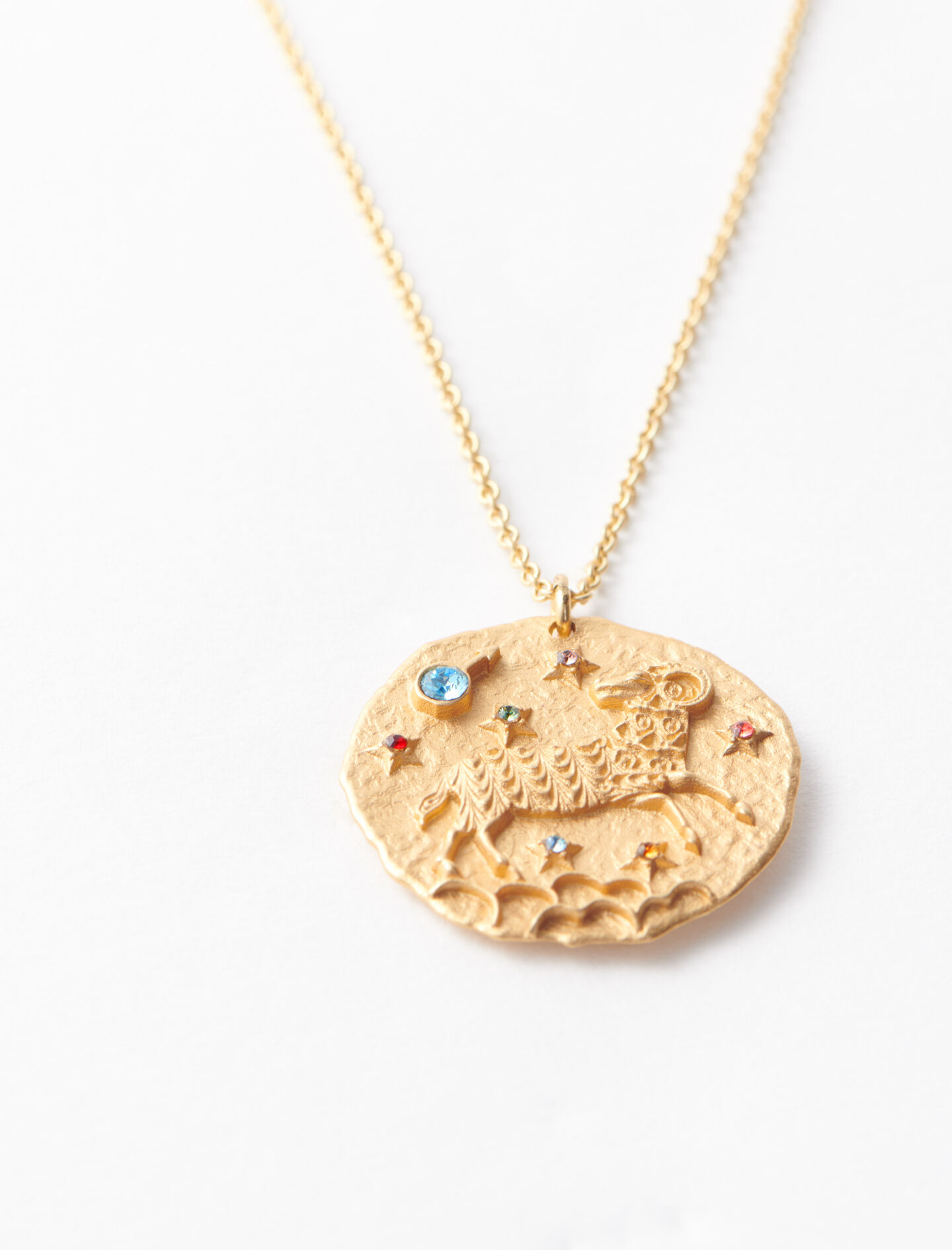Maje outlet horoscope necklace