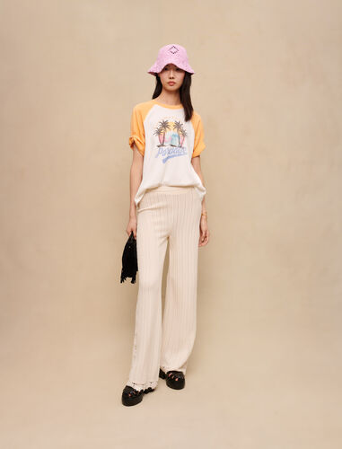 Paradise t-shirt : T-Shirts color Ecru
