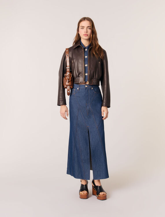 maje : Skirts & Shorts 顏色 深蓝色/NAVY