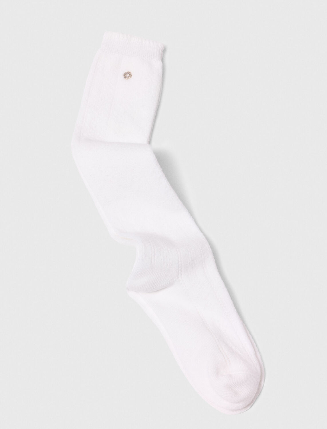 Knee-high pointelle socks -  - MAJE