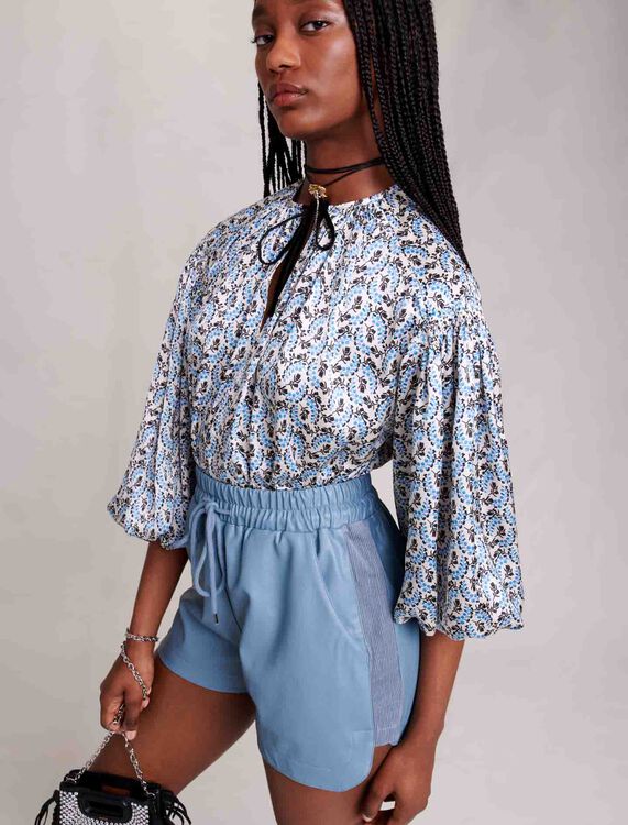 Leather-look shorts - Skirts & Shorts - MAJE