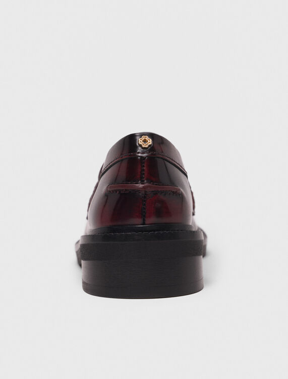 Leather loafers - Sling-Back & Sandals - MAJE