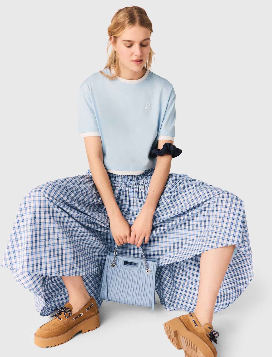 Two-tone T-shirt : T-Shirts color Blue Sky