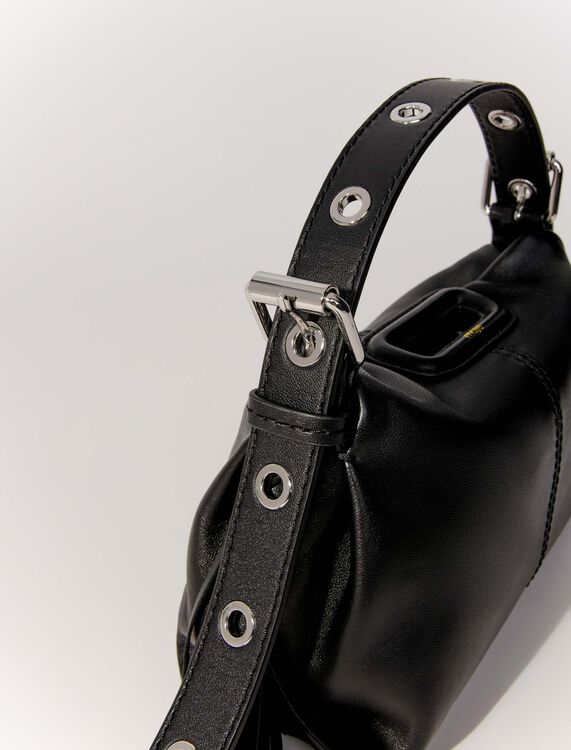Smooth leather mini Miss M bag -  - MAJE