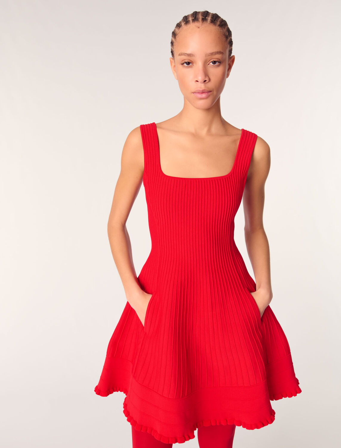 maje : Dresses 顏色 红色/RED