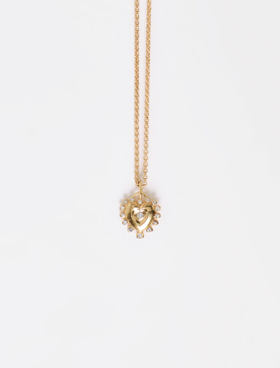 Heart pendant on chain - Other Accessories - MAJE