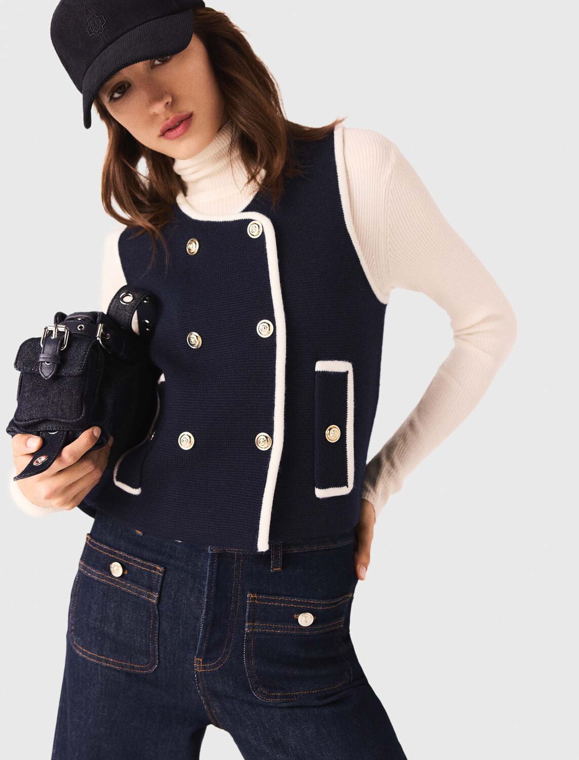 maje : Tops color Navy