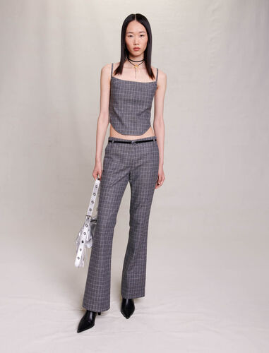 maje : Trousers & Jeans 顏色 灰色/GREY