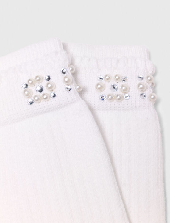 Pearl pointelle socks - Other accessories - MAJE
