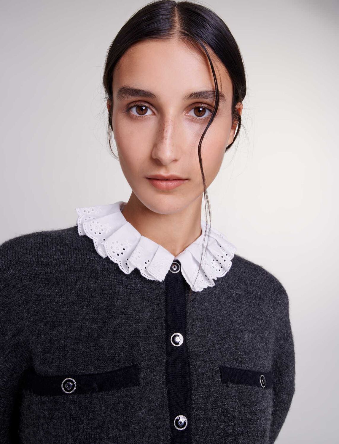Knit cardigan : null color 