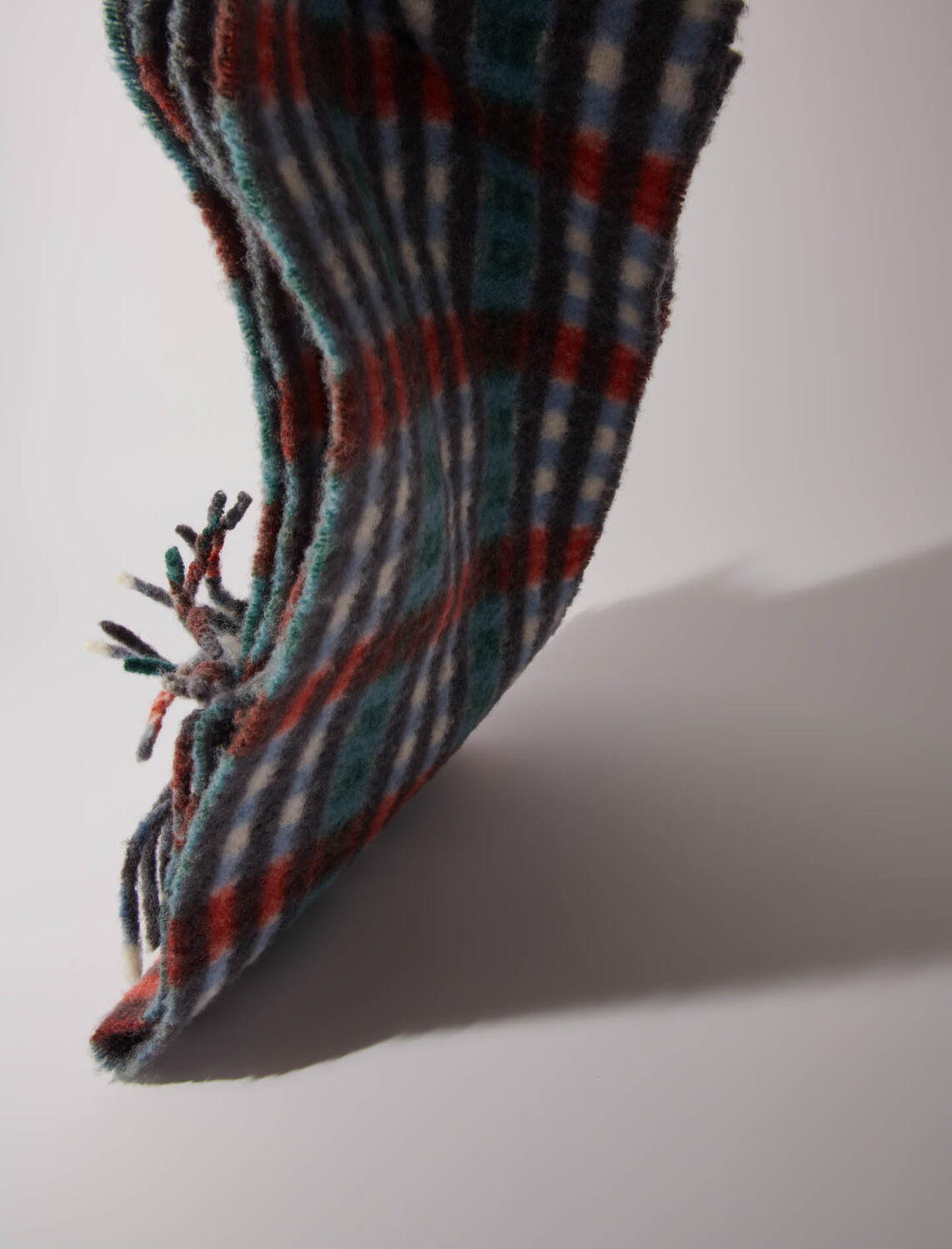 Alpaca blend check scarf : Fall-Winter Collection color 