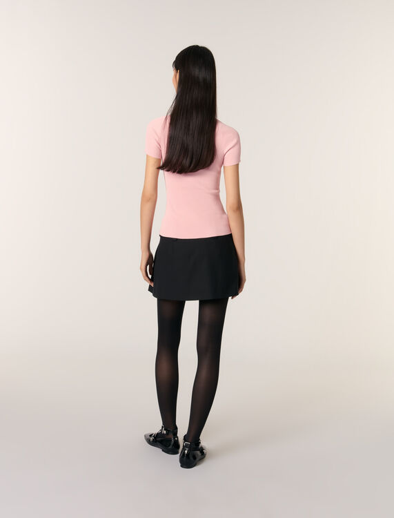 Rib knit top - Sweaters & Cardigans - MAJE