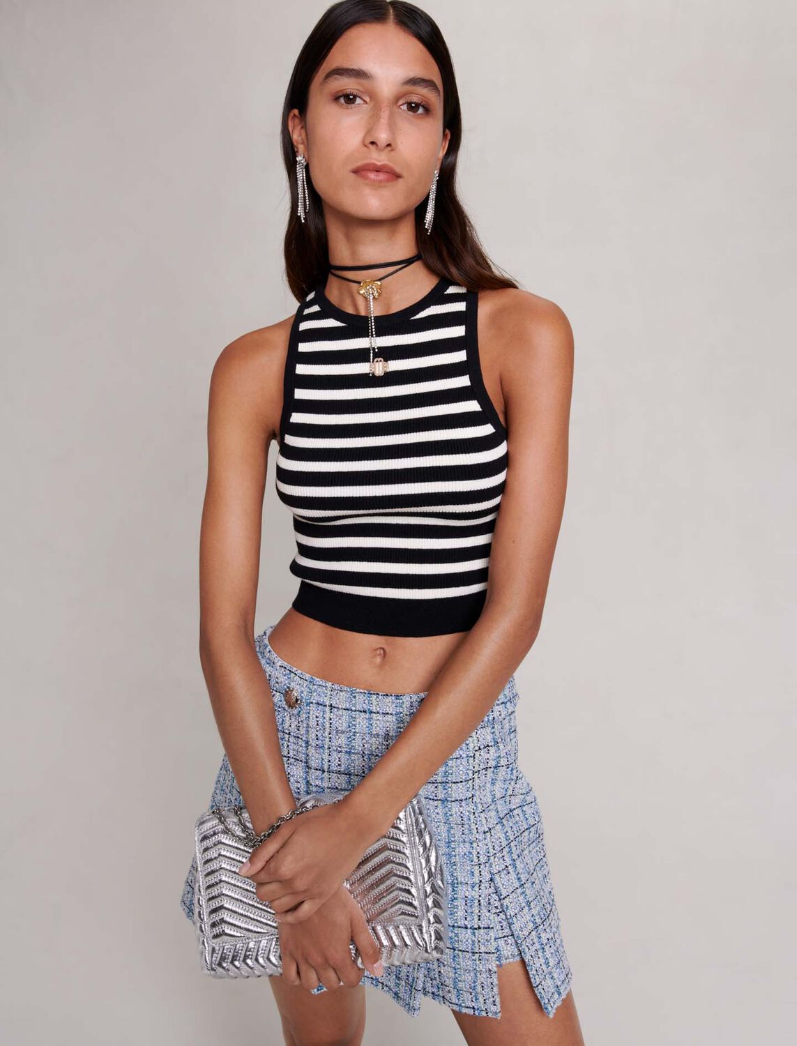 Striped crop top : Fall-Winter Collection color 