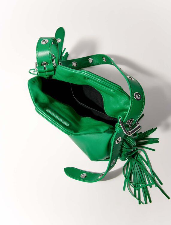 Smooth leather mini Miss M bag - Accessories - MAJE