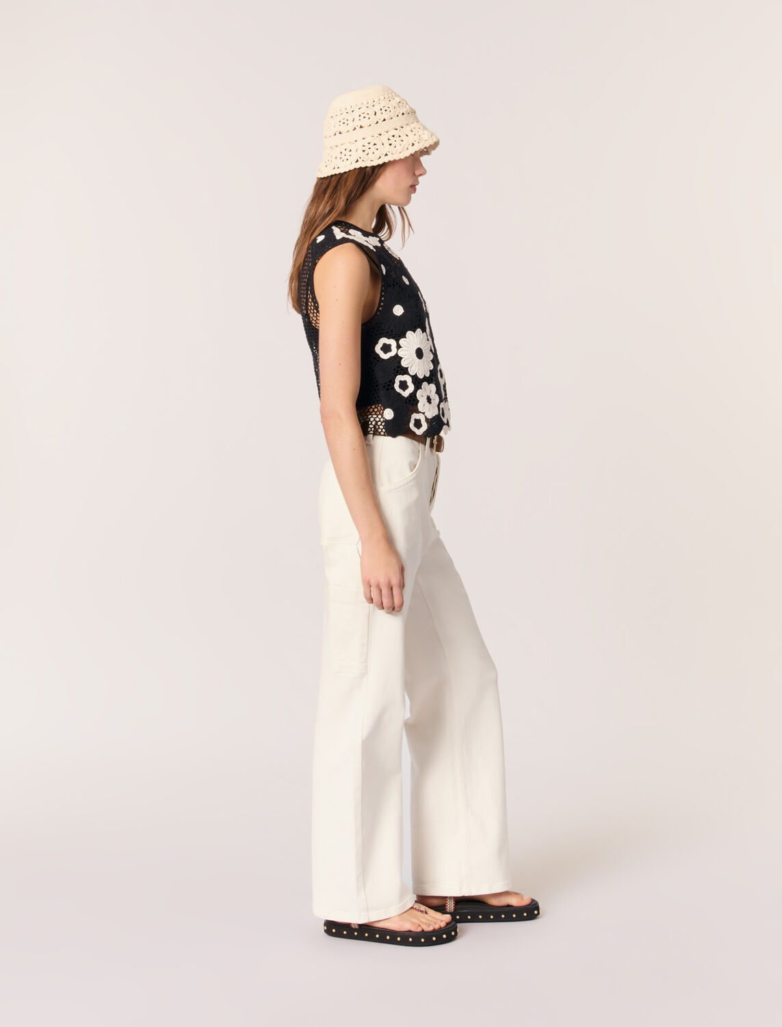 Floral crochet top - Mother's Day Gift Ideas - MAJE