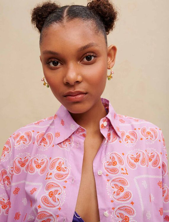 Paisley print shirt - Shirts - MAJE