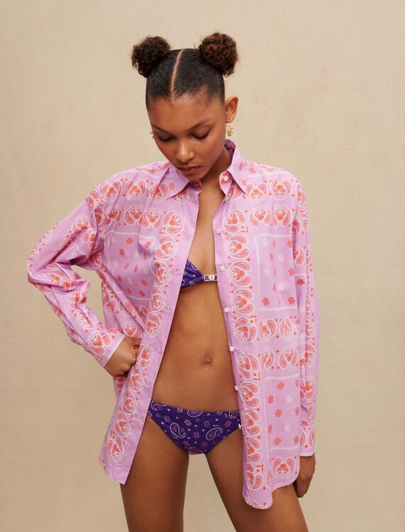 Paisley print shirt - Shirts - MAJE