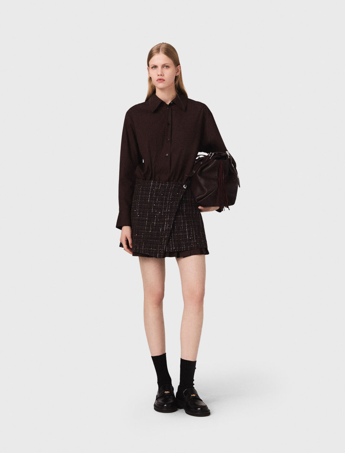 Two-in-one short dress - Dresses - MAJE