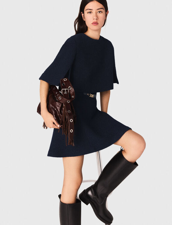 2-in-1 tweed dress - Dresses - MAJE
