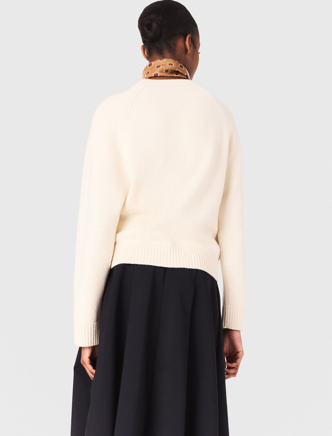 Wool jumper : Sweaters & Cardigans color Ecru