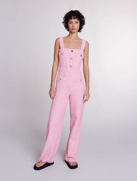 Tweed dungarees - View All - MAJE