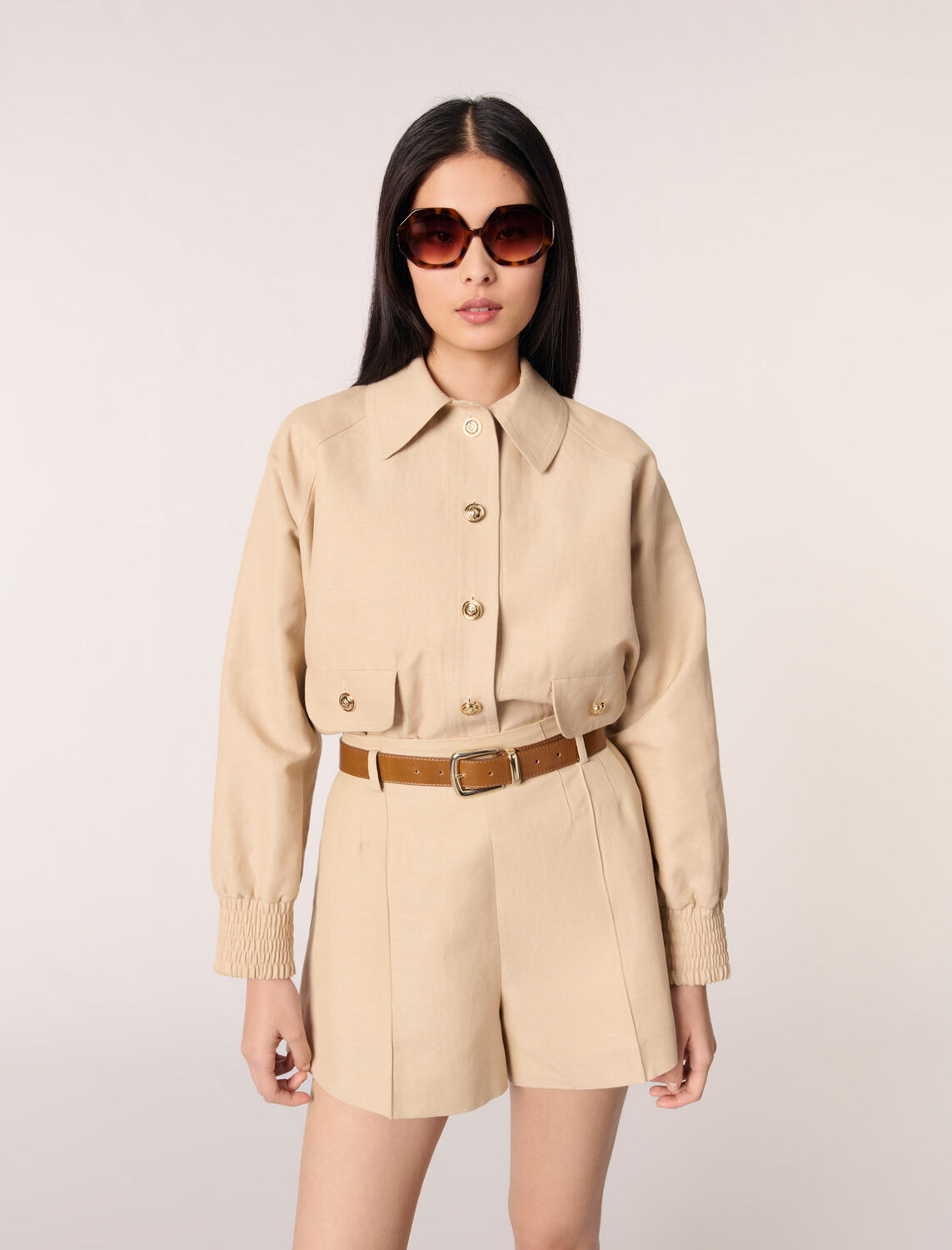 maje : Skirts & Shorts 顏色 米黄色/BEIGE