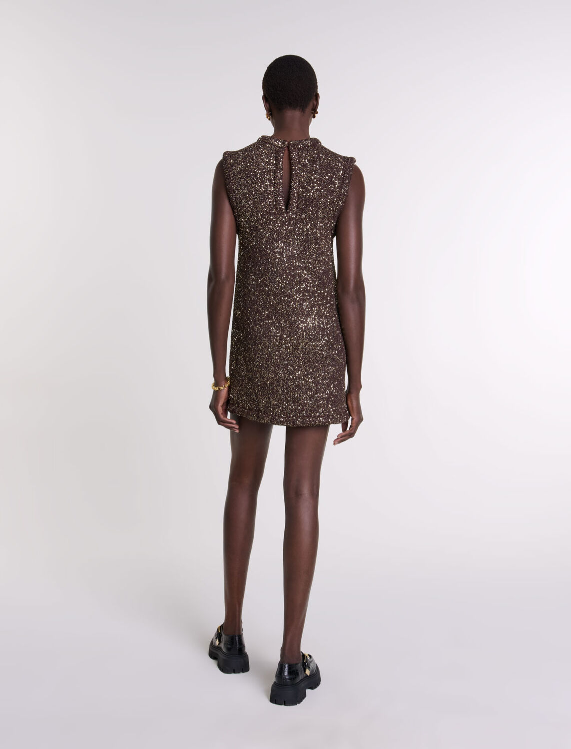 Short sequin dress - Fall-Winter Collection - MAJE