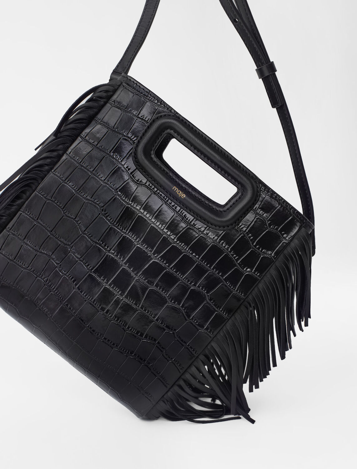 maje : M Bag 顏色 黑色/BLACK