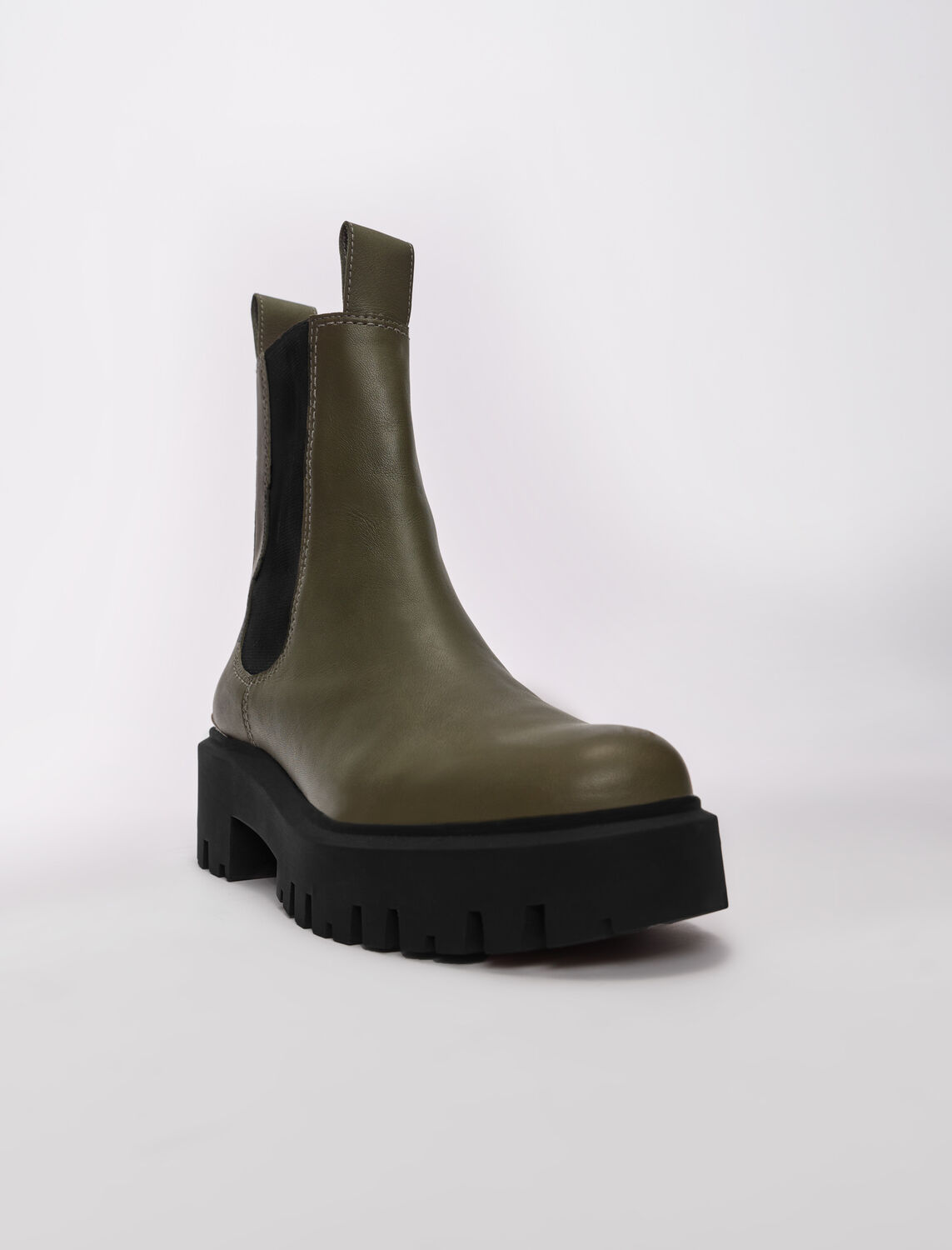 Platform Chelsea boots - Booties & Boots - MAJE