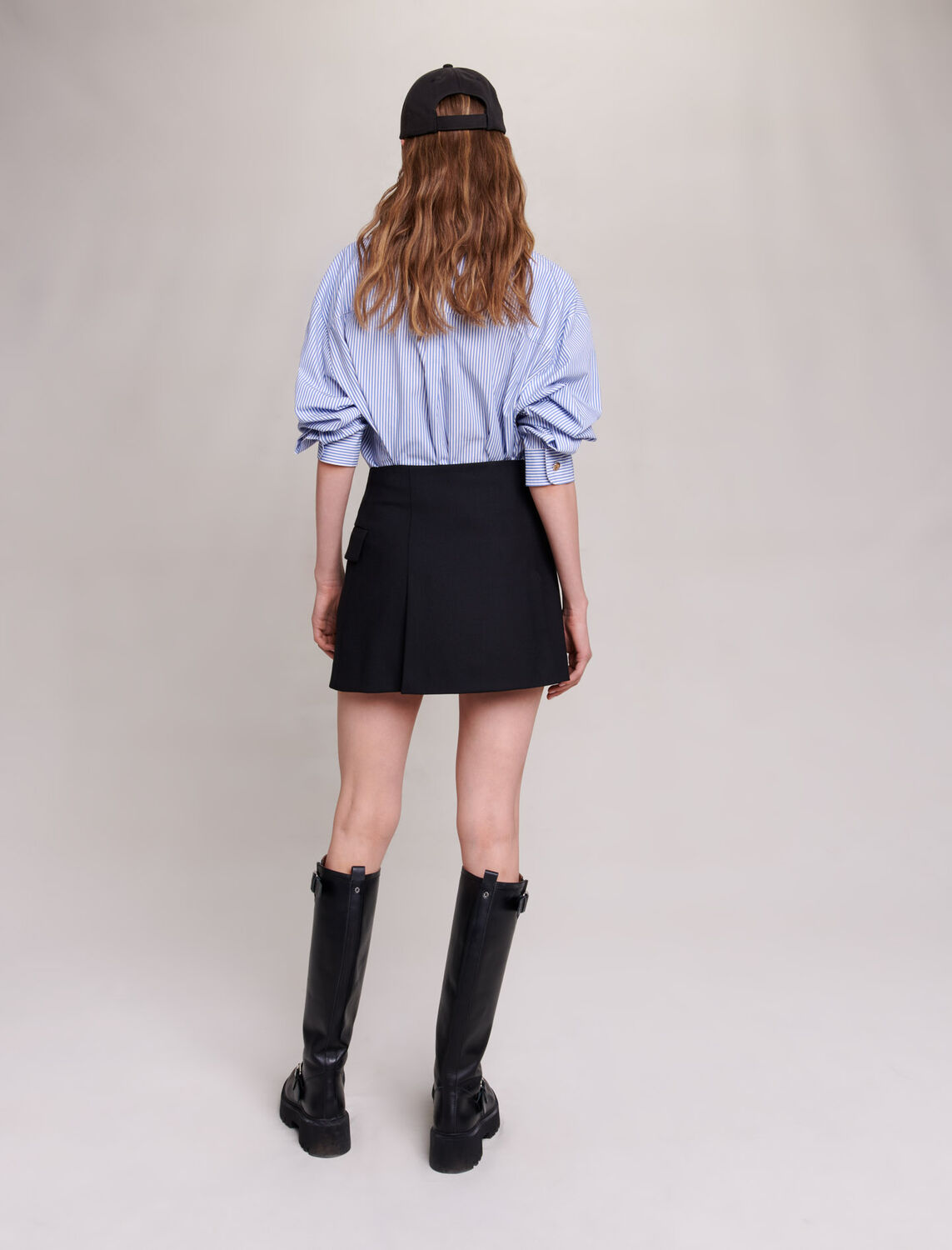 Asymmetric wrap skirt : View All color 